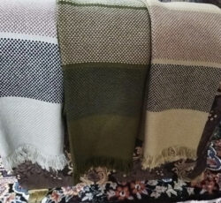 شال زمستانی دررنگ های مختلف