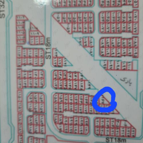 زمین تجاری درکوی مهدیس 274متر