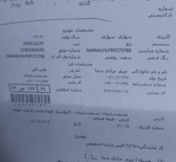 پژو پارس LEX1403