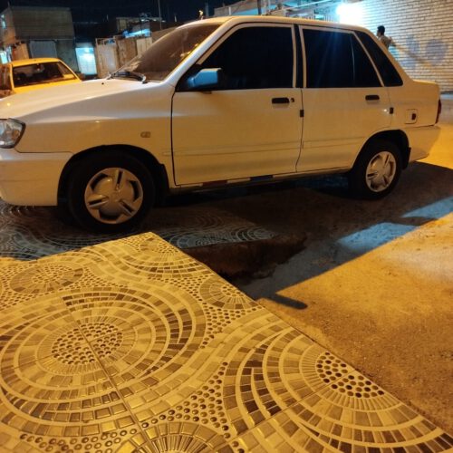 پراید 132 مدل 91 بدون رنگ