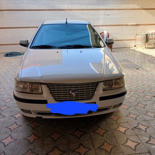 سمند se   مدل 1395 سفید دوگانه دستی