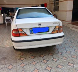 سمند se   مدل 1395 سفید دوگانه دستی