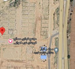 فروش زمین تجاری 525 متری سند تک برگ