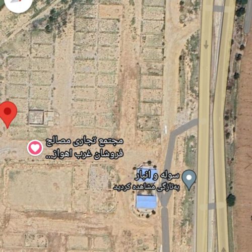 فروش زمین تجاری 525 متری سند تک برگ