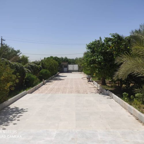 فروش باغ ویلا معاویه با ملک در شوشتر و اهواز