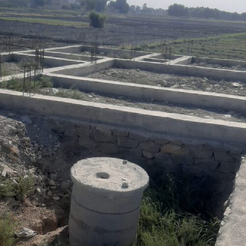 زمین پی و شنارژ بسته شده
