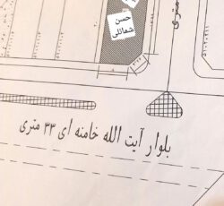 زمین با موقعیت تجاری مسکونی سر جاده اصلی سربندرآ